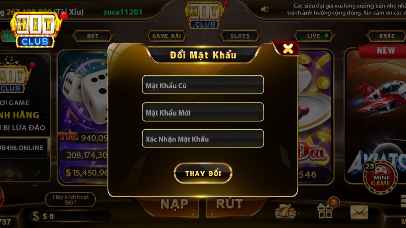 Đặt lại pass Hit Club mới